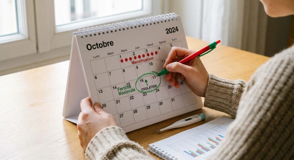 Test d'ovulation positif 2 jours de suite : Comment l'interpréter ? 3 Suivi du cycle menstruel sur un calendrier pour repérer la fenêtre de fertilité maximale