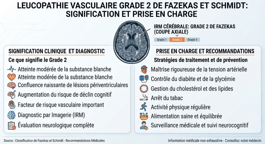Leucopathie vasculaire grade 2 de Fazekas et Schmidt : signification et prise en charge 3